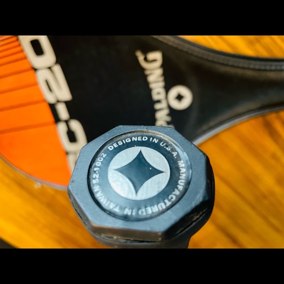 Excellent Condition Spaulding Gc-20 black/orange Tennis Racquet - Picture 6 of 8